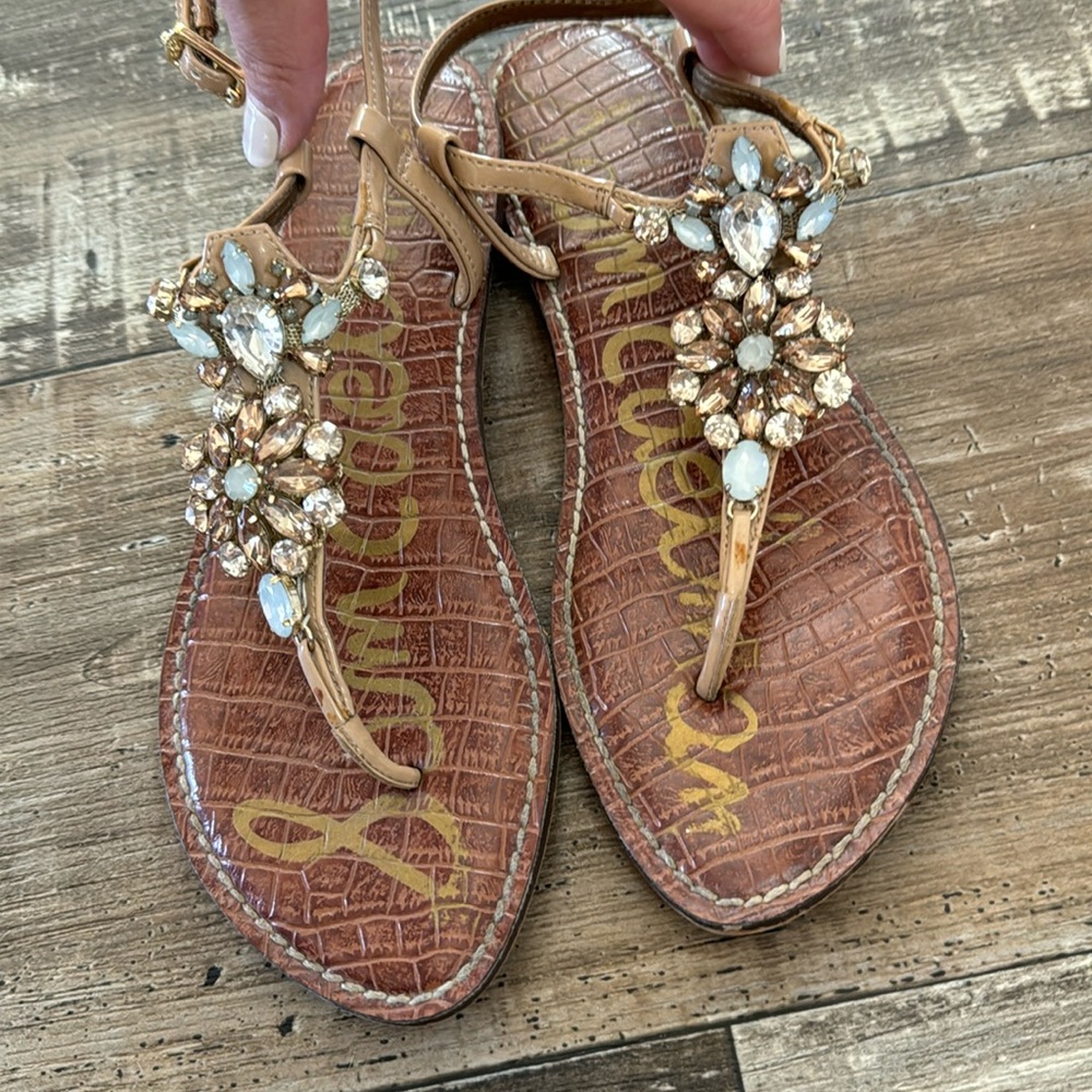 Sam Edelman Jewel Sandals Sz 8